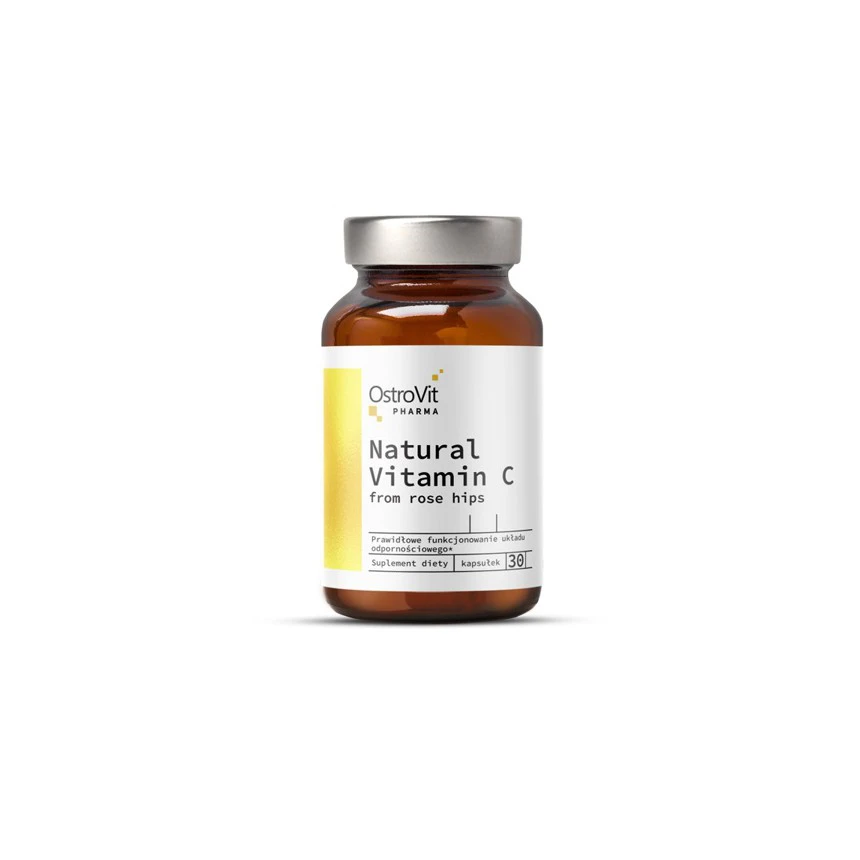 OstroVit Pharma Natural Vitamin C - 30kaps.