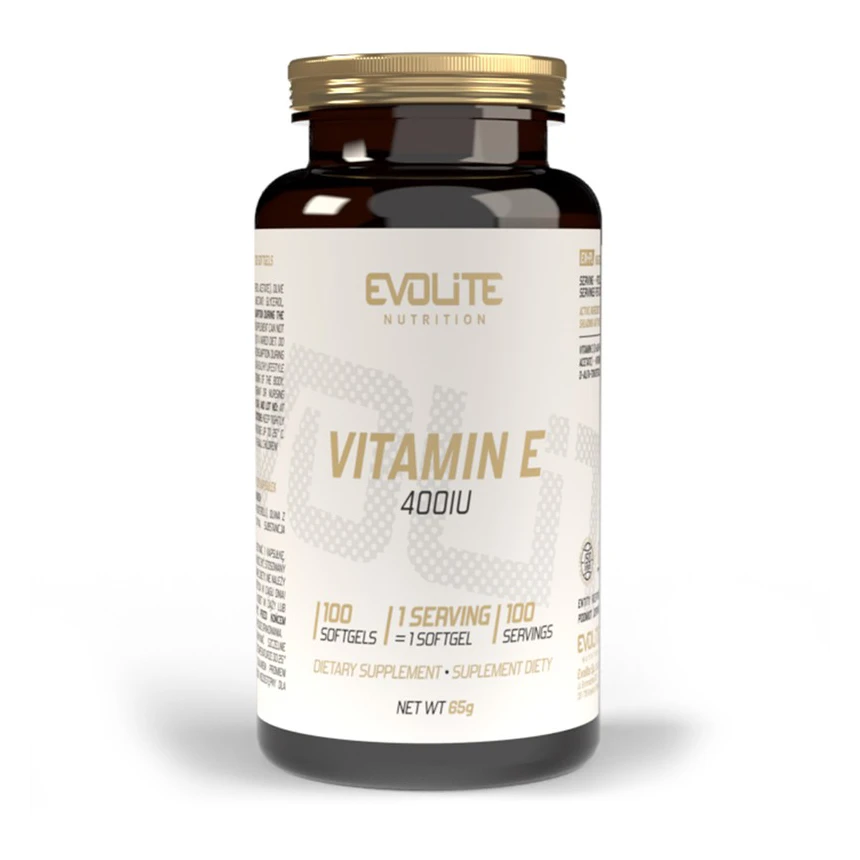 Evolite Vitamin E 400IU 100softgels. Witamina E