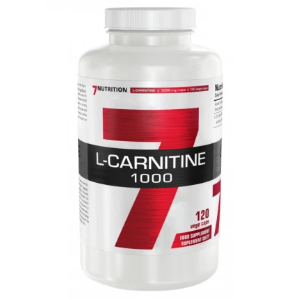 7Nutrition L-Carnitine 1000 120vcaps. Spalacz Tłuszczu