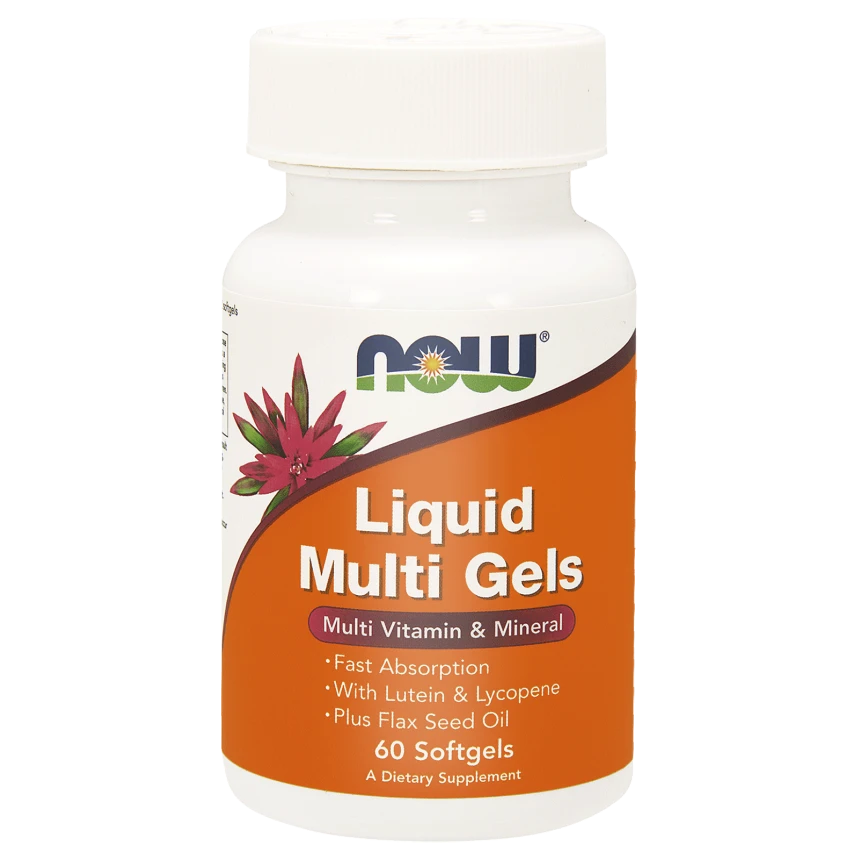 NOW Liquid Multi Gels - 60softgels. Witaminy i minerały