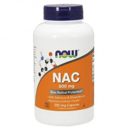 NOW Foods NAC 600mg - 250vcaps.