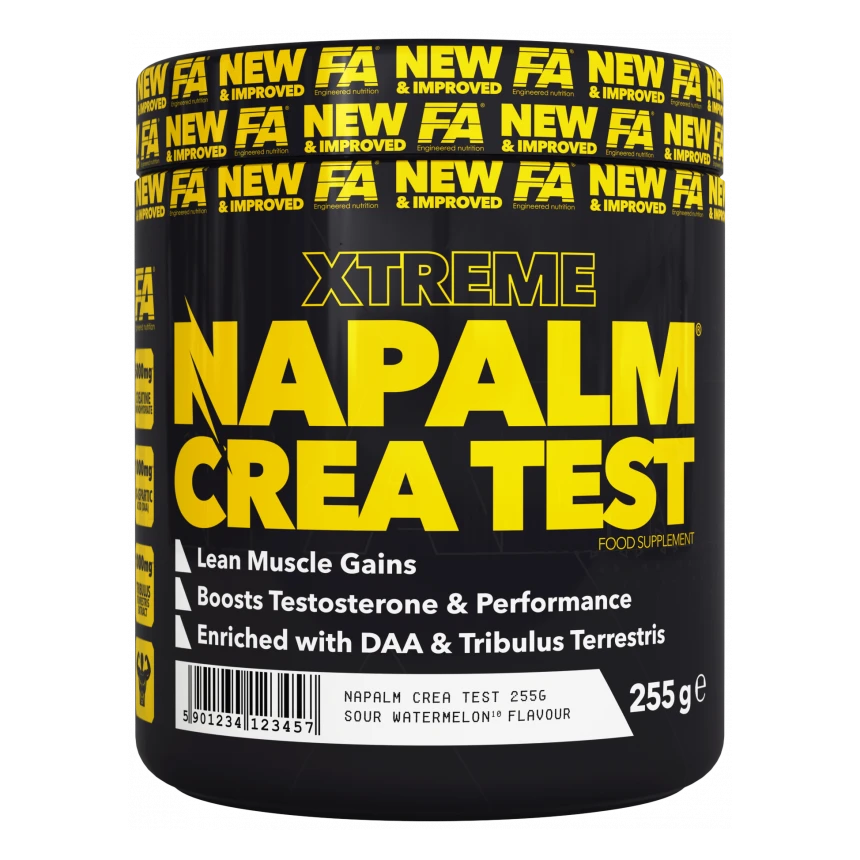 FA Napalm Crea Test 255g Kreatyna Booster Testosteronu