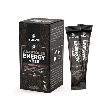 Solve Labs Adaptogen Energy + B12 14sasz. Adaptogenyy