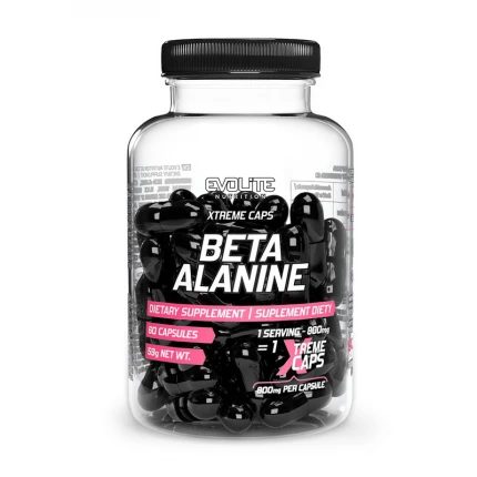 Evolite Beta Alanine Xtreme 800mg 60kaps. Beta Alanina