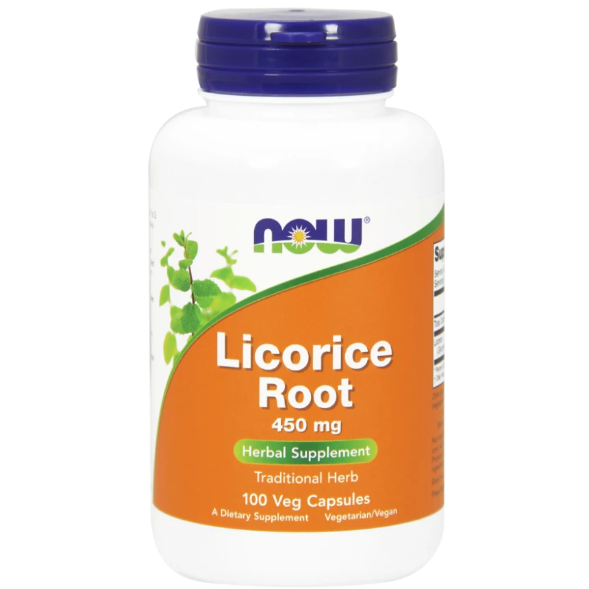 NOW Foods Licorice Root 450mg 100vcaps.