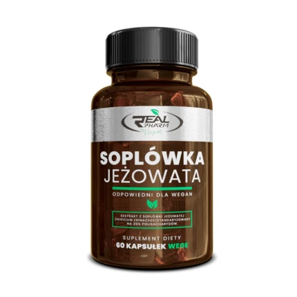 Real Pharm Soplówka Jeżowata 60vkaps. Adaptogen