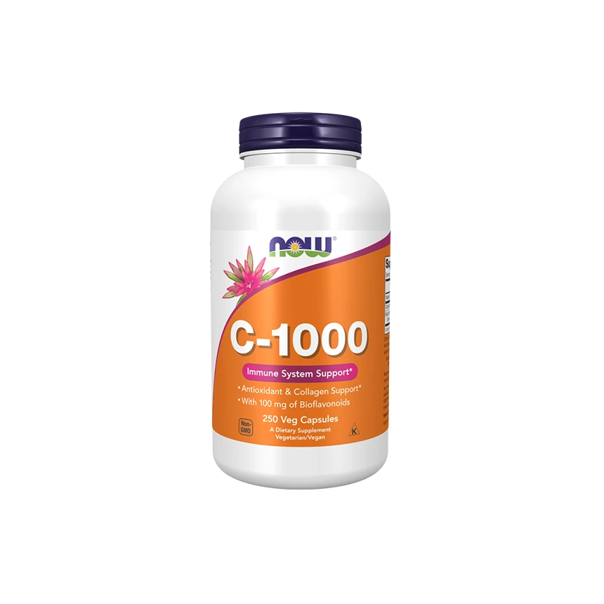 Now foods Vitamin C-1000 with Bioflavonoids 250vkaps. Witamina C, Bioflawonoidy
