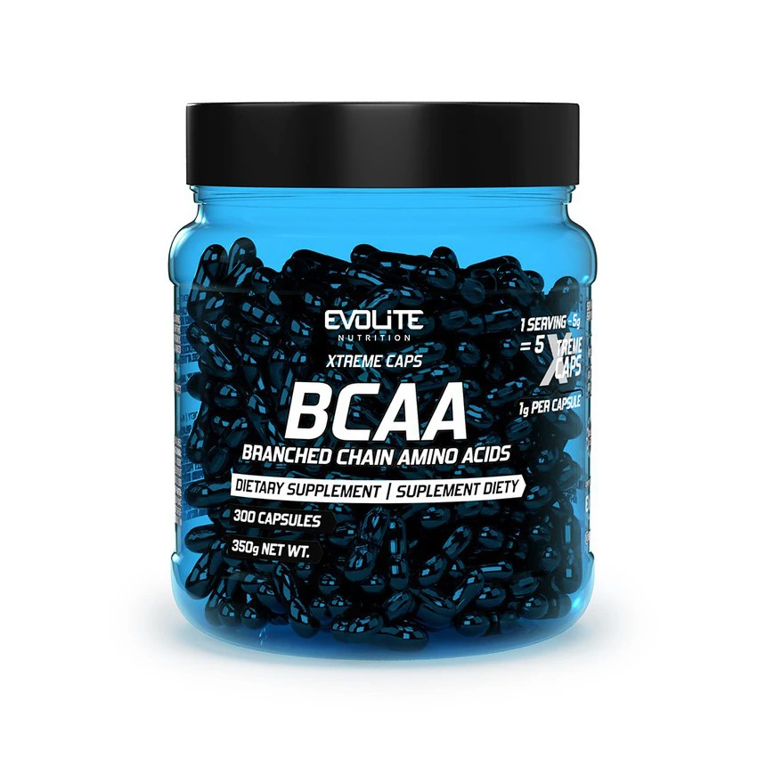 Evolite BCAA 2:1:1 Xtreme 300kaps. Aminokwasy