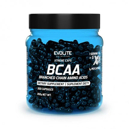 Evolite BCAA 2:1:1 Xtreme 300kaps. Aminokwasy