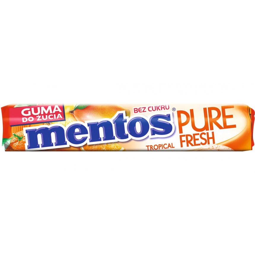 Mentos Pure Fresh Sugar Free 15g - Tropical Bez cukru
