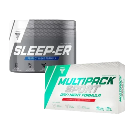Trec Multipack Sport day/night 60kaps. + Trec Sleep-er 225g