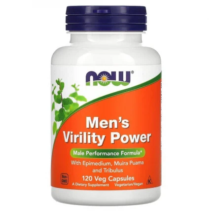 NOW Foods Men's Virility Power 120vkaps. Booster Testosteronu