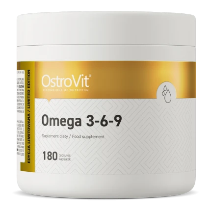 OstroVit Omega 3-6-9 180kaps. Kwasy Tłuszczowe EPA DHA ALA